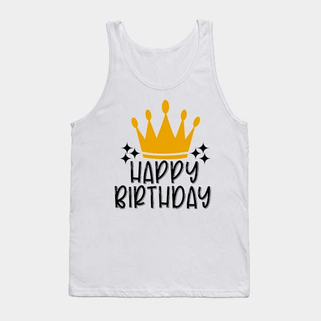 Happy birthday Tank Top by Coral Graphics